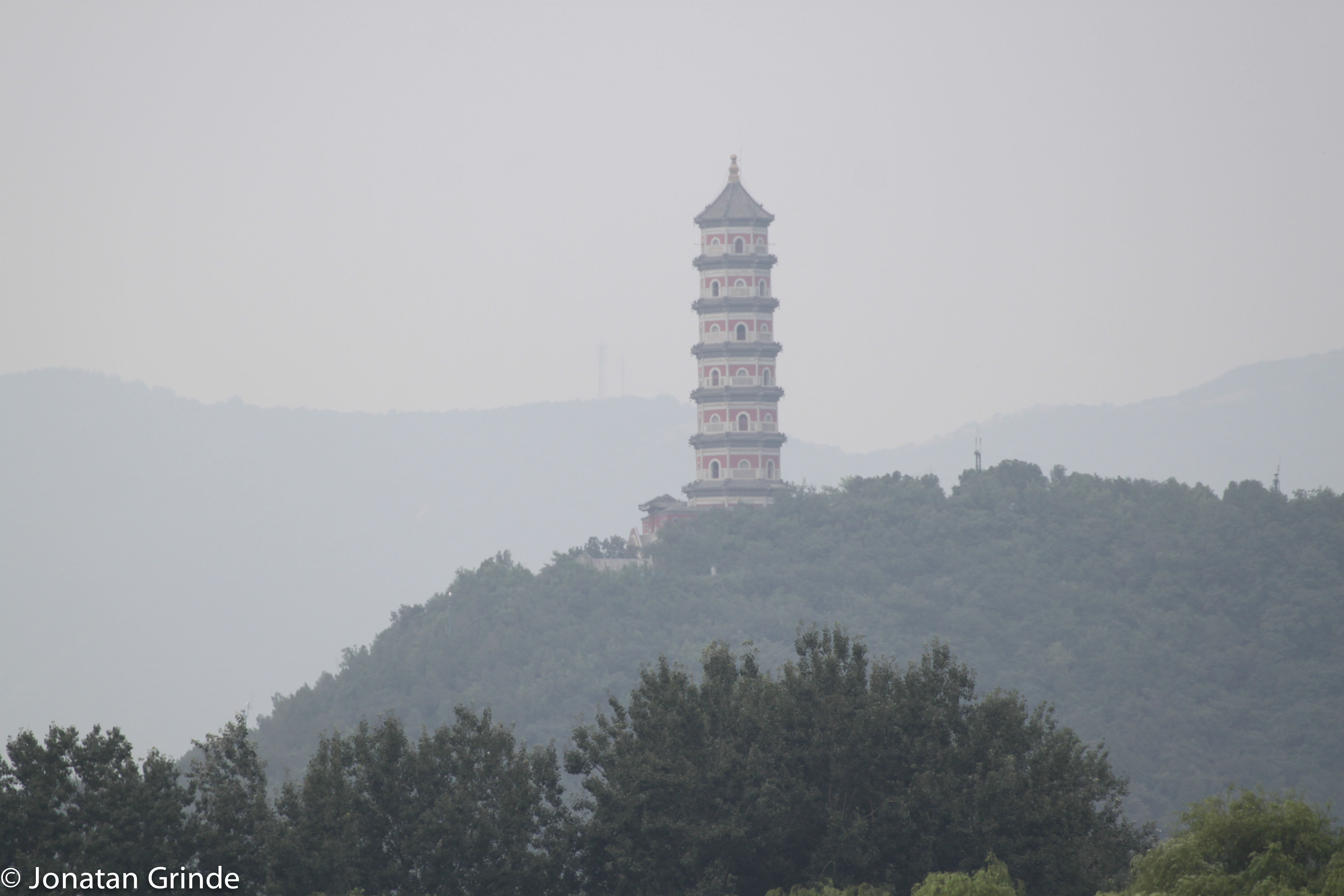 Old chinese watertower